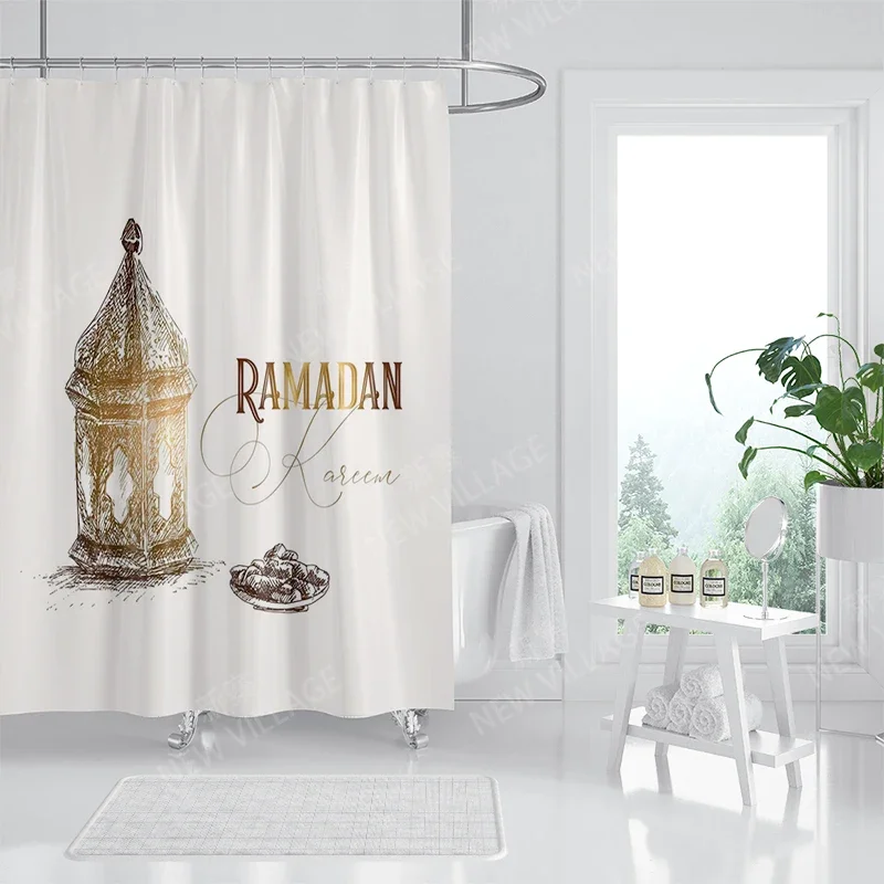 Home shower curtains for bathroom waterproof fabric bathroom Curtains castle Magic and Moon modern shower curtain180x200 240x200