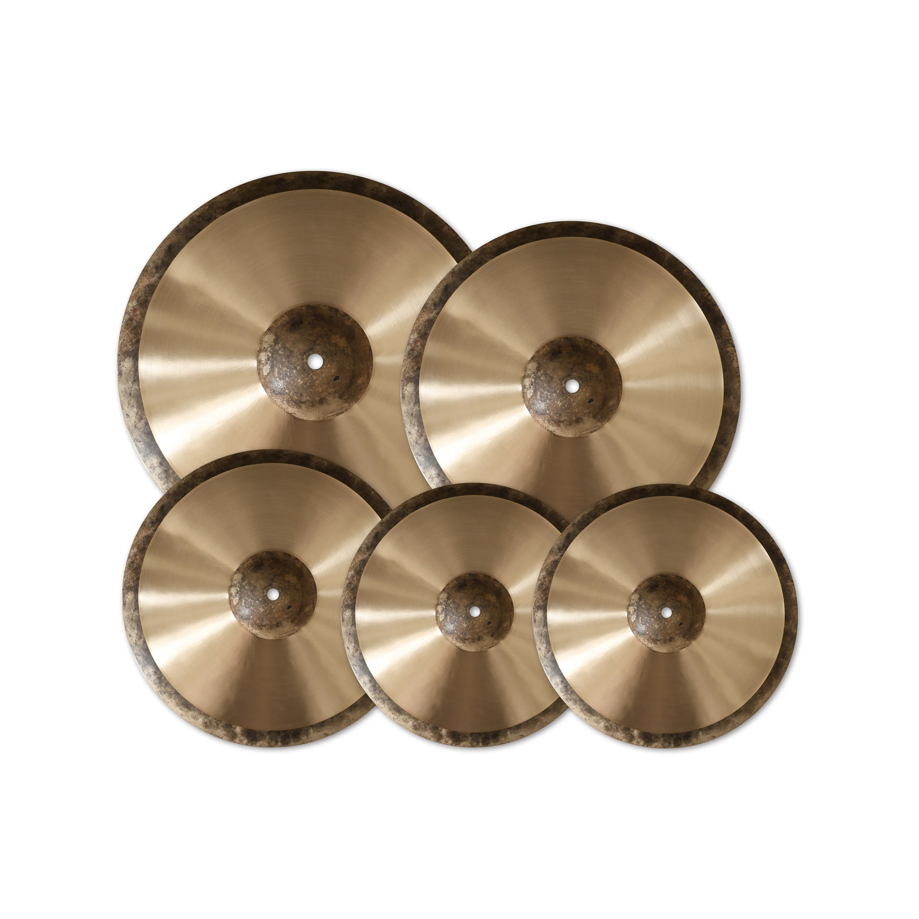 

2025 Angela B20 Professional Cymbals 5 Pieces Drum Cymbal Set Multi-Dimension Musical Instruments & Accessories