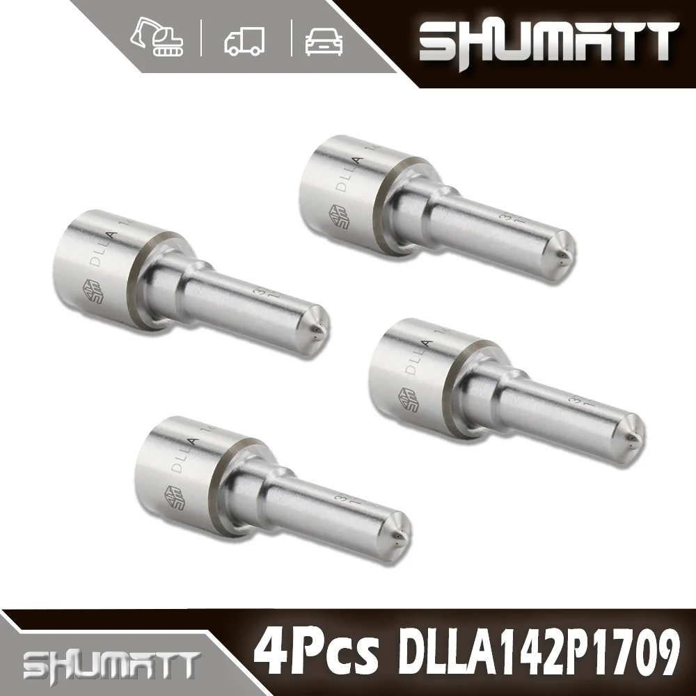 

Shumatt 4 шт. DLLA142P1709 форсунка дизельного топлива 0433172047 серии 120 для инжектора 0445110422 0445110421 Китай сделано новый