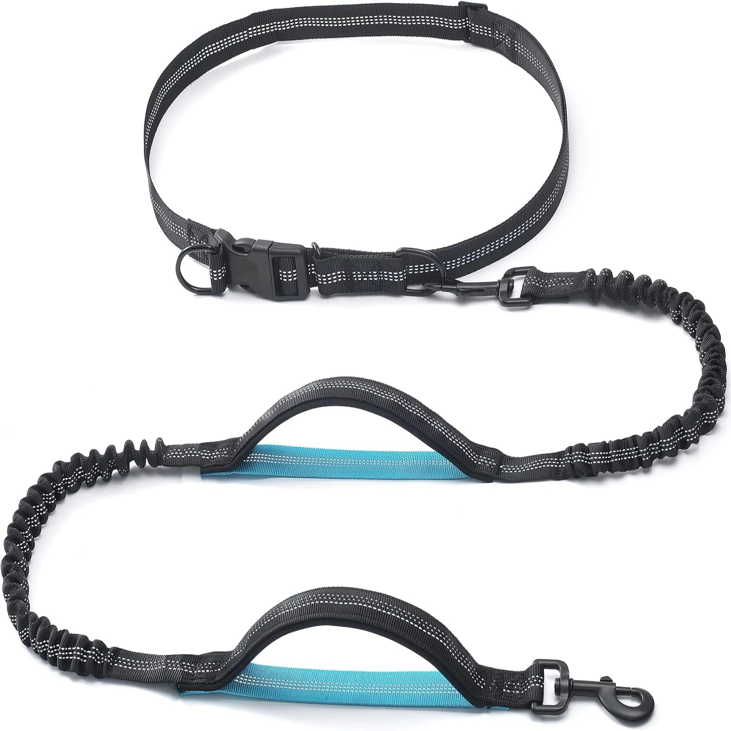 

Perfect for outdoor walks and jogging, this innovative and convenient retractable dual-handle hands-free dog leash is ideal for