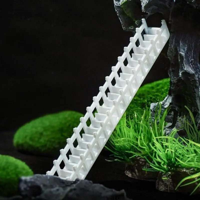 2 Stücke Kleine Landschaft Aquarium Dekoration Kunststoff Berg Treppe 3XUF – Detail 8