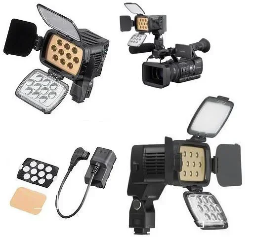 LED Photography Light Fill Light Wedding Light DV Compatible with HVL-LBPB MC2000E FS100 MC2000B MC2000C MC2000D