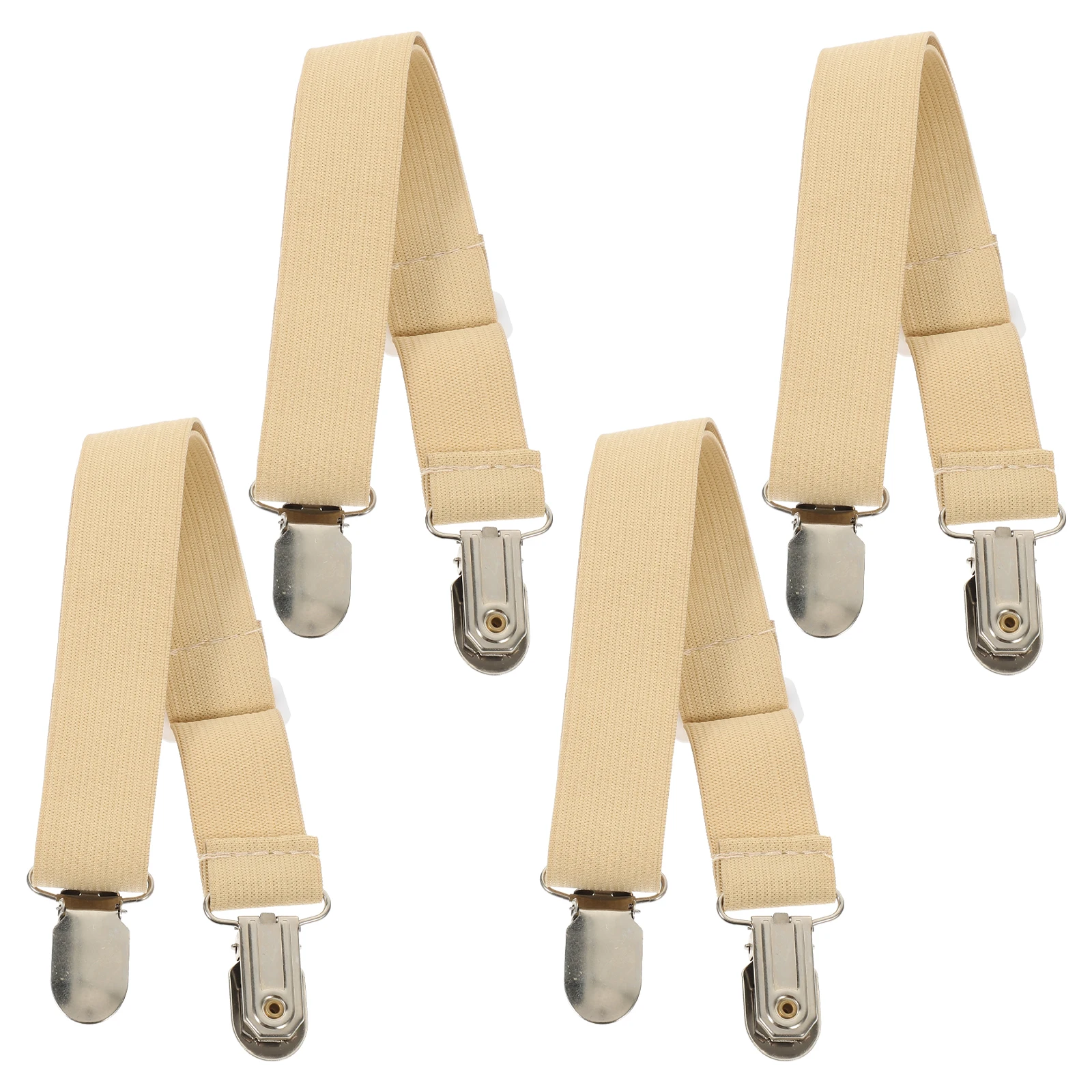 

4 Pcs Bed Sheet Clip Adjustable Elastic Mattress Holder Straps Clips For Sheet Corner Sofa Cover Fixing Non Metal