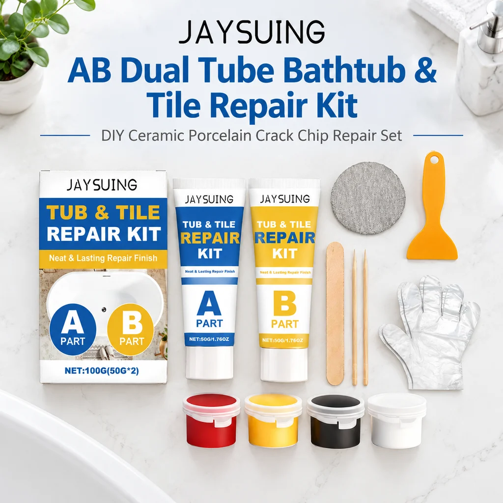 Tile Repair Agent Kit Excellent Bonding Repair Marble Floor Toilet Washbasin Crack Damage Break Fracture Caulk Repair
