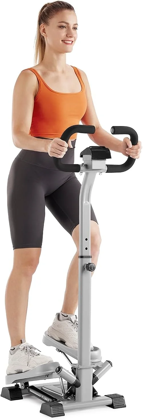 Stepper with Handlebar, Stair Stepper for Exercises for Leg Workout, 330LB Weight Capacity, Super Quiet Space