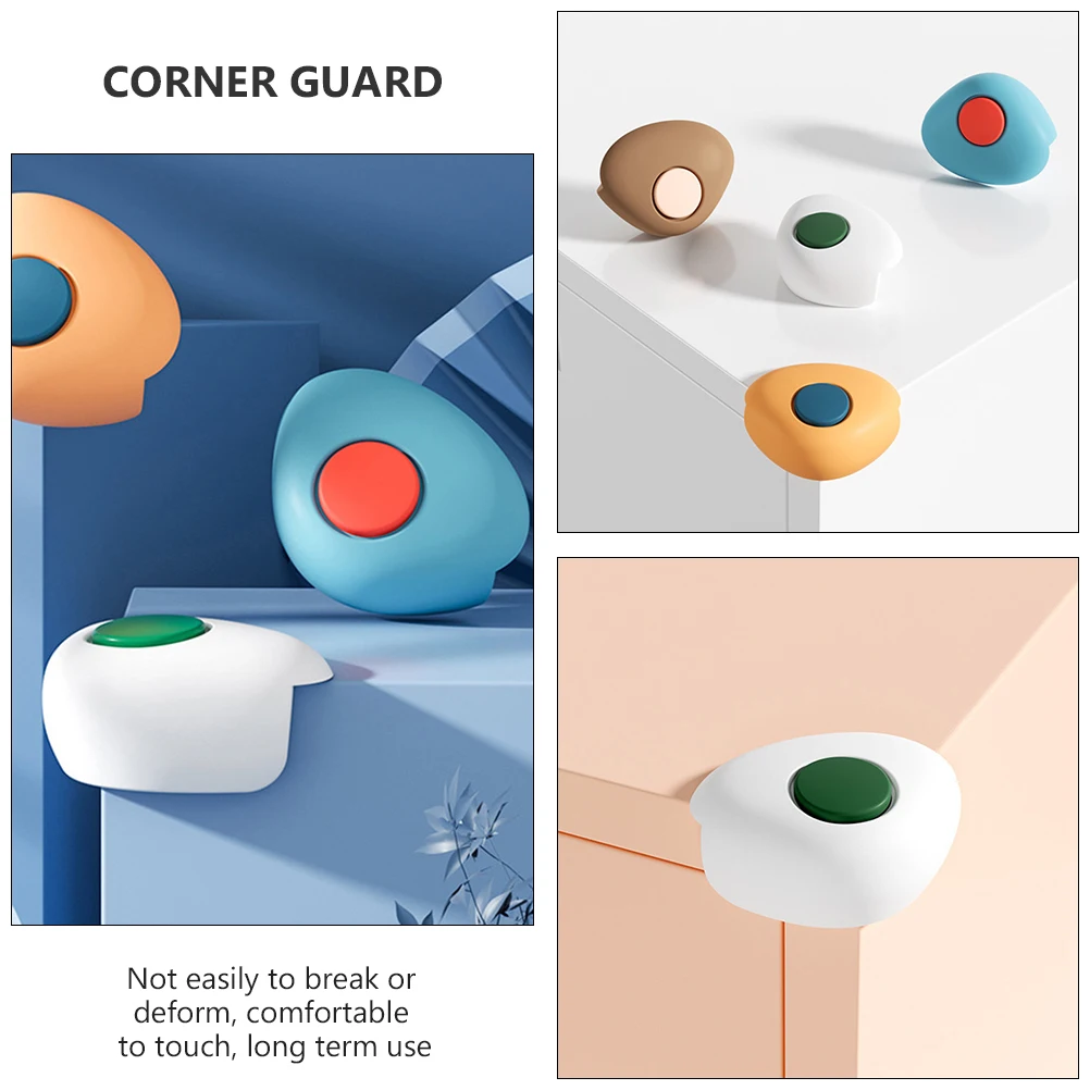

2Pcs Furniture Corner Protectors Desk Cover Anti collision Silica Gel Kids Child Safety Home Durable Flexible No Odor Harm Gifts