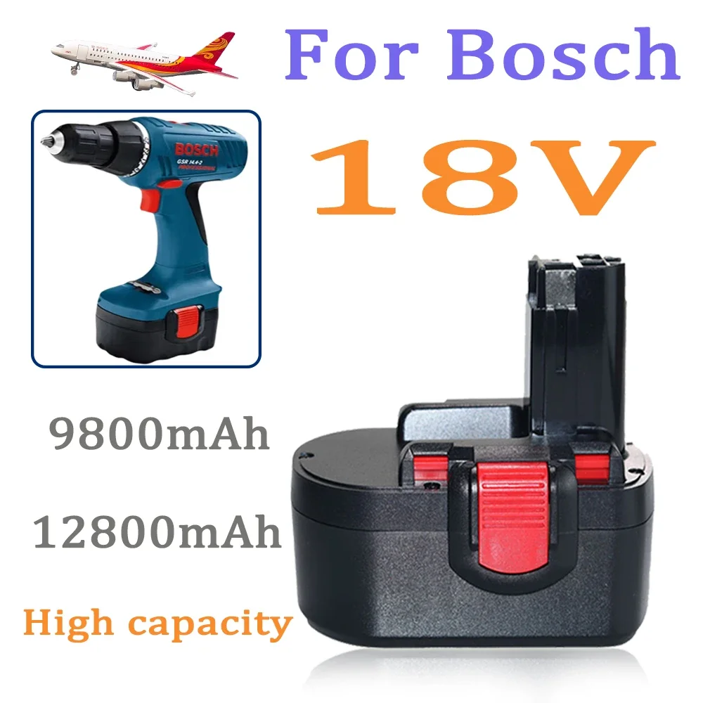 

For Bosch 18V 4800/6800/9800/12800mAh Ni-MH Rechargeable Battery，Cordless Power Tools