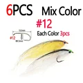 6PCS Mix Col Size 12