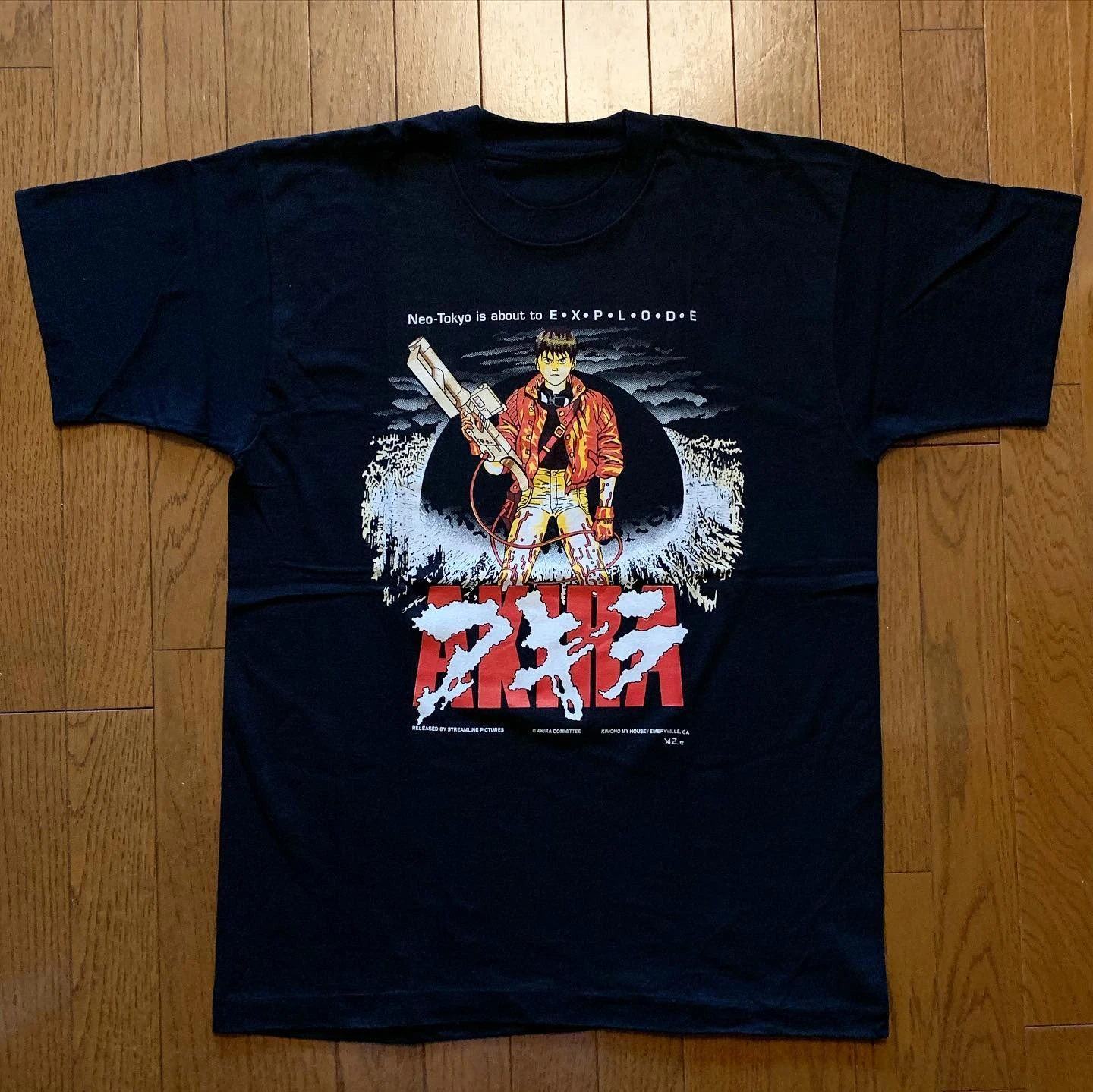 2024 Popular New Style AKIRA IwataMitsuo Anime Short Sleeves Akira Tetsuo Short Sleeve T-shirts Men and Women The Same