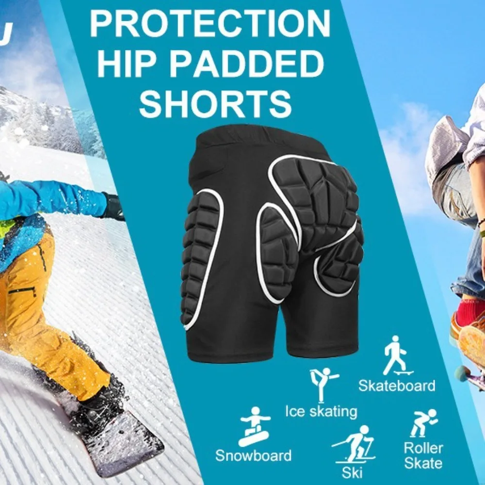 

Защитные бедра для зимних видов спорта, катание на лыжах, катание на роликовых коньках, безопасность, защита от столкновений, защита от падения, защита для ягодиц, спорт на открытом воздухе, защита бедер