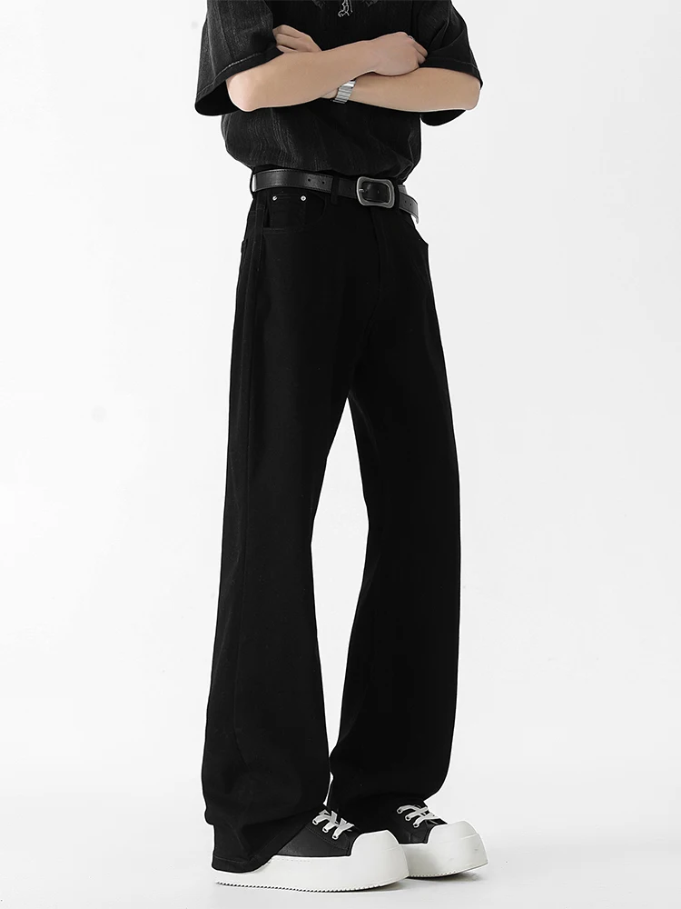 Bla Bootcut Knife Flared Jeans Heren Amerikaanse High Street Sle Afslankende Denim Broek Met Rechte Pijpen Jeugd Trendy