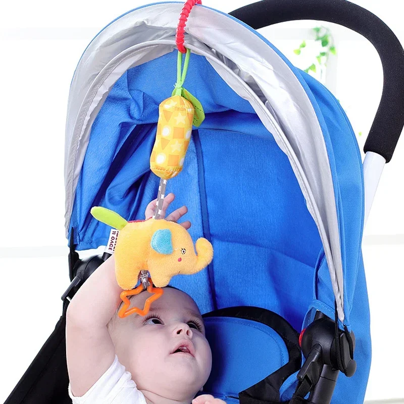 Cute Activity Musical Spiral Crib Stroller Car Seat Travel Hanging Toys Baby Boys Girls Rattles Toy Bed Stroller Toy погремушки