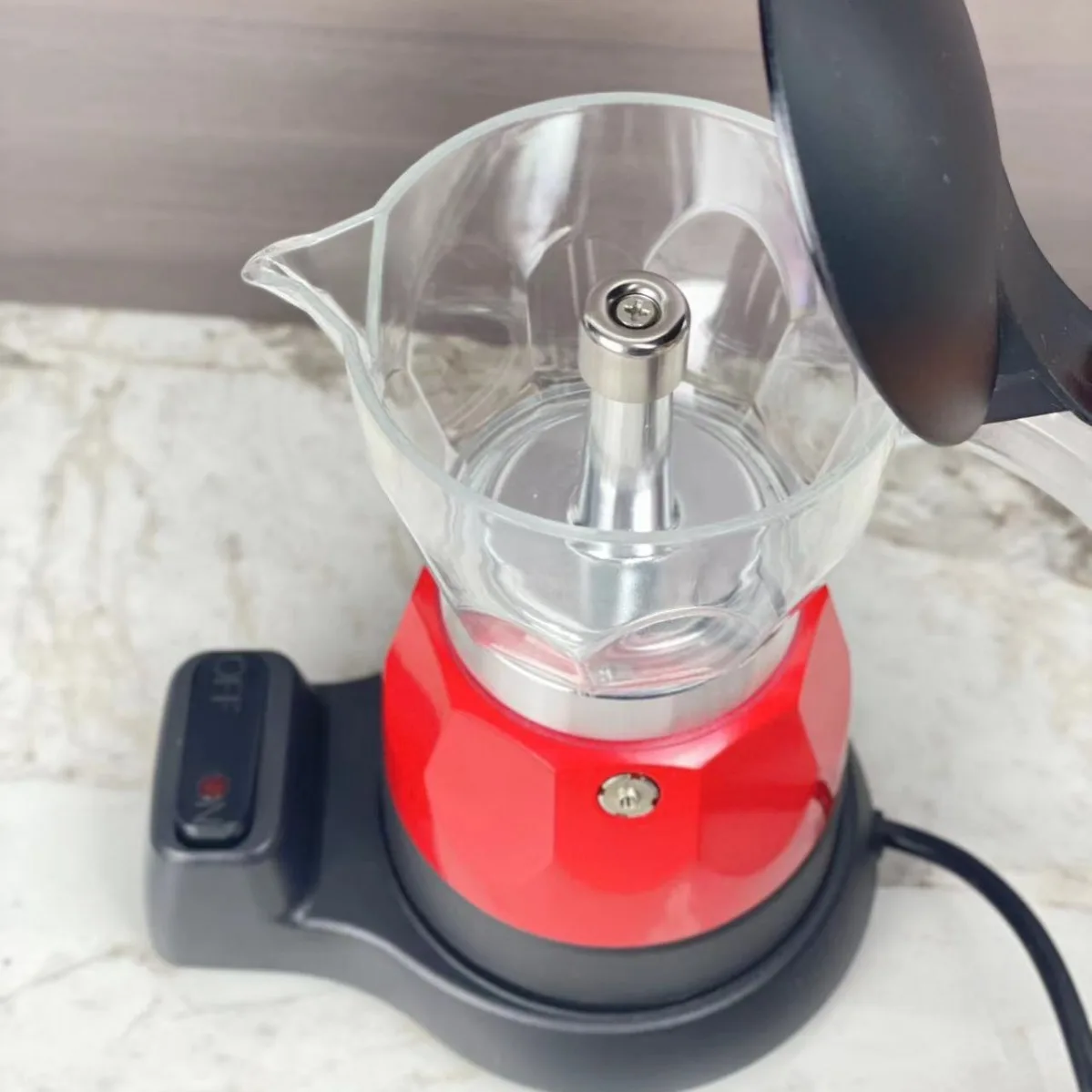 480 واط الألومنيوم الكهربائية موكا وعاء المحمولة ماكينة إسبريسو سريع إبريق قهوة كهربائي المنزل 150 مللي/3 أكواب أدوات القهوة المطبخ 220 فولت #3