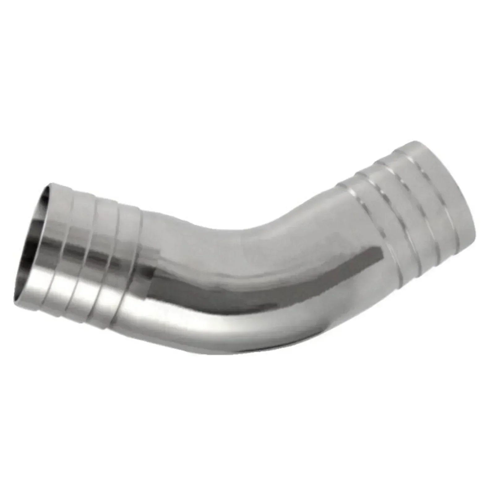 Fit Tube I.D 10/12.7/16/22/25/32/38/45/51/57/63/76/89mm Barbed Equal 45/90 Degree Elbow 304 Stainless Sanitary Pipe Fitting