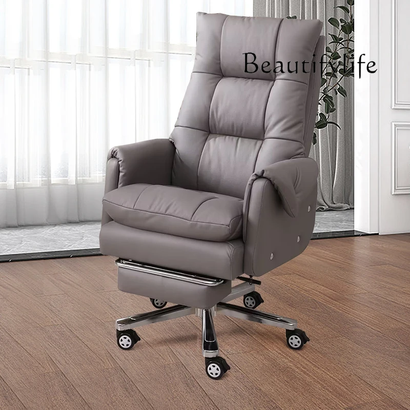 

Headrest Armrest Office Chair Nordic Modern Luxury Design Recliner Gaming Chairs Ergonomic Rolling Silla Oficina Furniture
