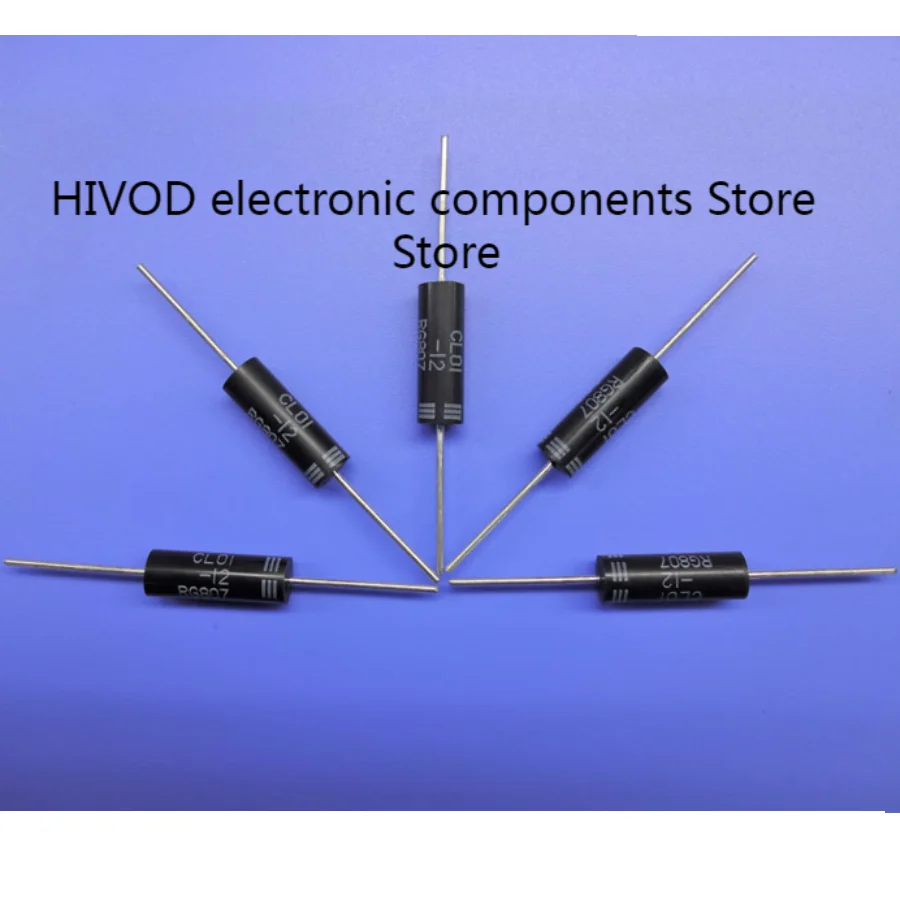 10PCS CL01-12 350mA 12kV 450MA CL04-12 0.45A With Terminal CL01-12A Diameter7.5X22mm Microwave Oven High Voltage Rectifier Diode