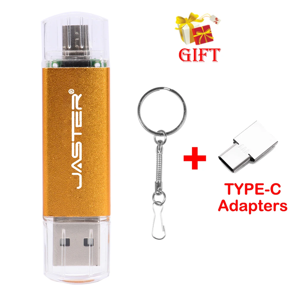 Jaster Nieuwe Draagbare Usb Flash Drives Metalen Pen Drive Met Sleutelhanger Memory Stick 64Gb/32Gb/16Gb/8Gb/4Gb Pendrive U Di