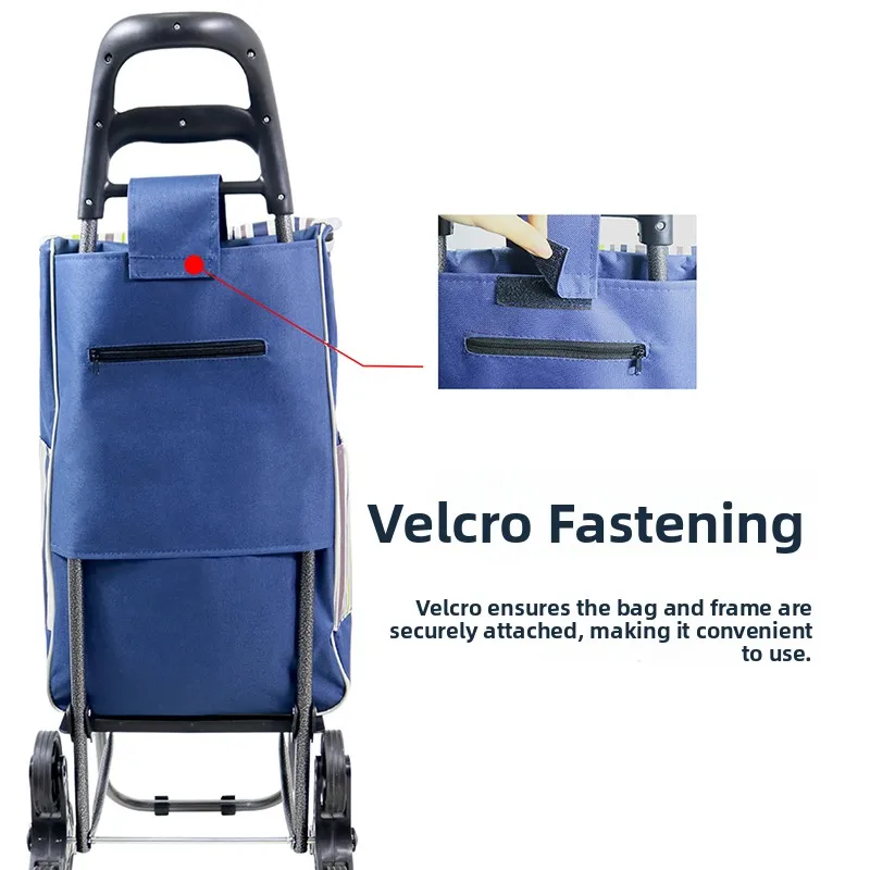 

Universal Extra Large Waterproof Ox Cloth op Cart Bag Thiened Hand-Pulled Car Small Trolley Market Bag Replacement