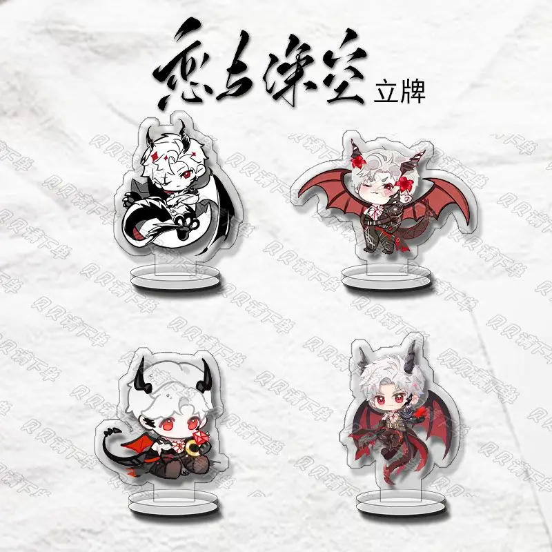 

Аниме «Любовь и глубокий косплей Силус», милый мультфильм Q-версия, акриловая фигурка, подставка, модель дисплея, декор для стола, игрушки, подарок на день рождения