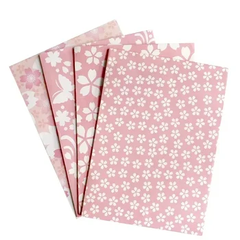 10 stks per verpakking Roze kersenbloesem envelop papier leuke Bloemen bloem handgemaakte vouw DIY schrijven brief 17.5 cm * 12.5 cm