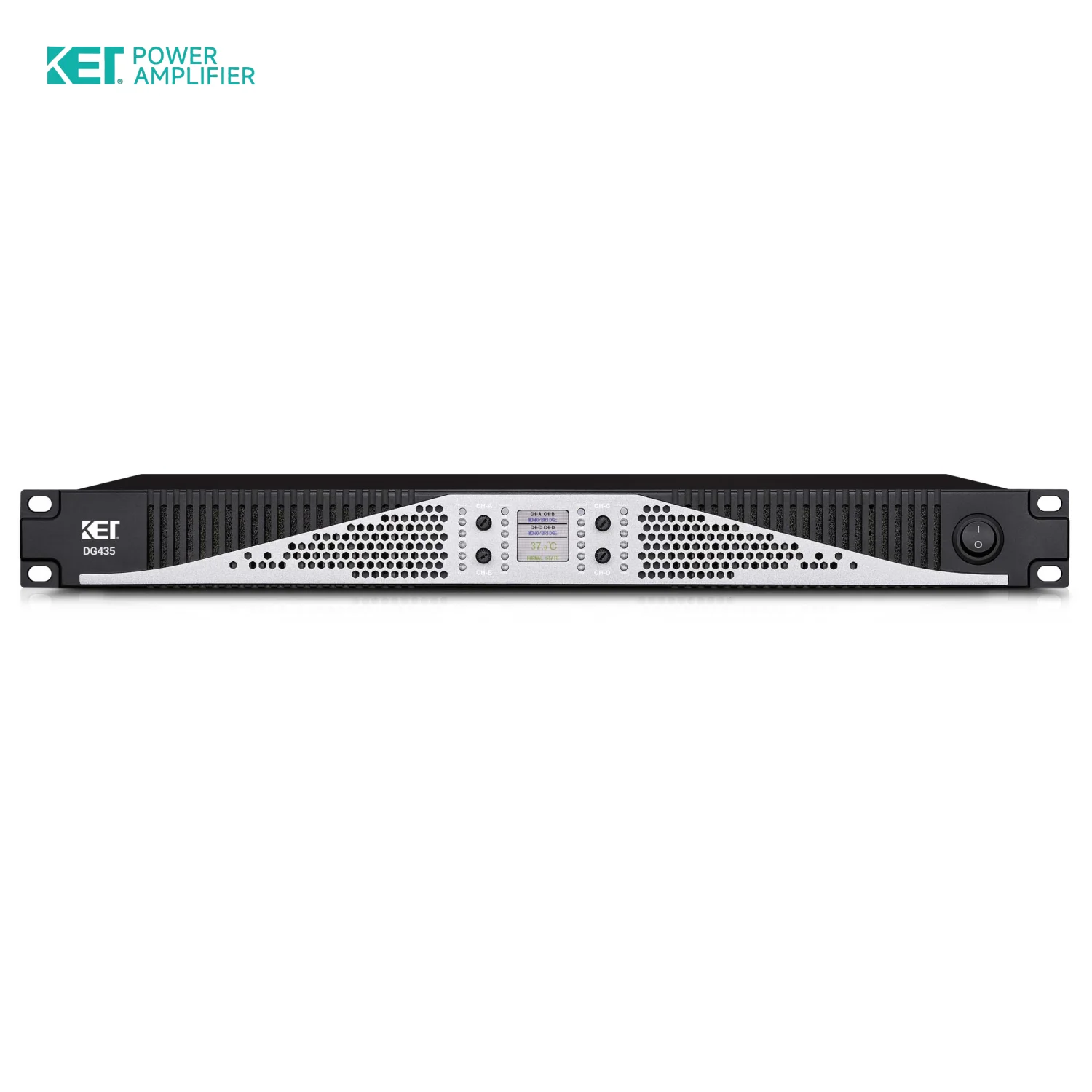 KET nitride power amplifier DG435 Digital power amp. four channel 3500 Watts amplifier for line array speaker amplifier