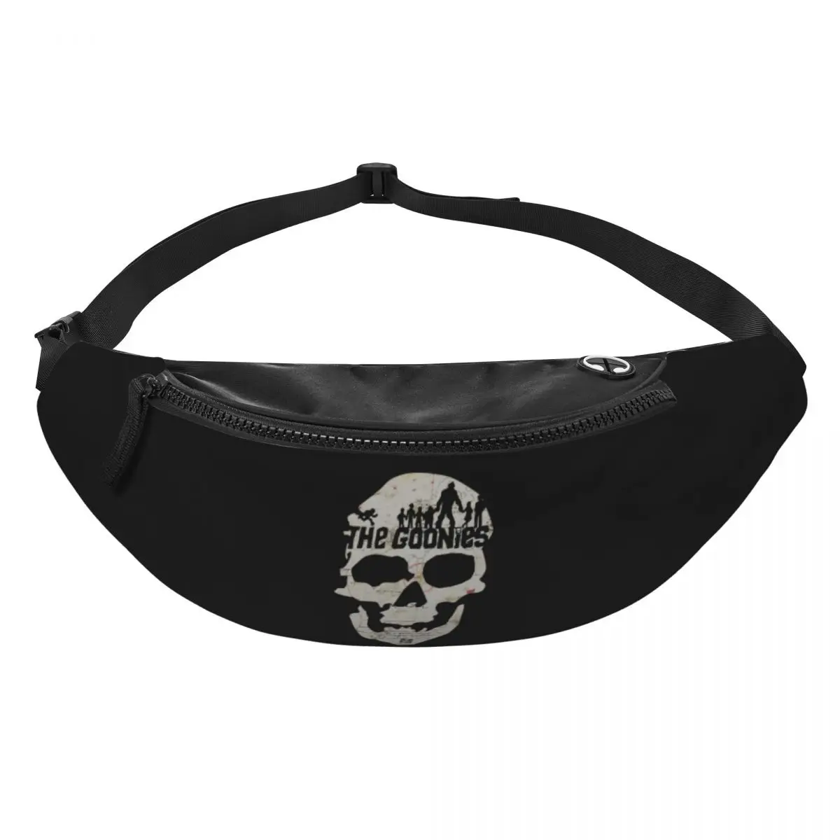 Custom The Goonies Skull Map Fanny Pack Women Men Fashion Crossbody Waist Bag for Traveling Phone Money Pouch