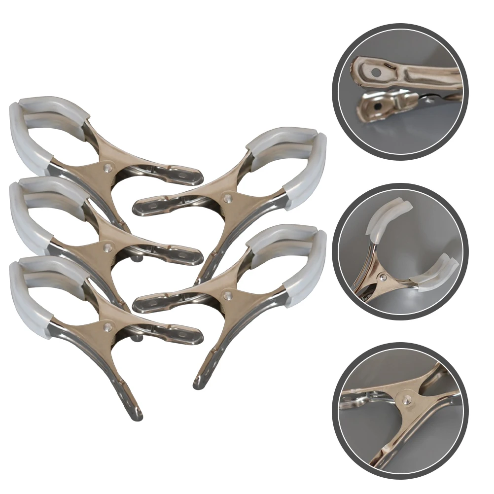 

5 Pcs Saxophone Repair Clips Stainless Steel Indentation Tool for Wind Instruments Maintenance Parts Accessories