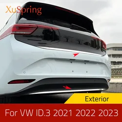 Rear Door Tail Box Strips Garnish Decorative Trim Stikcers Cover Car-styling For VW ID.3 2021 2022 2023