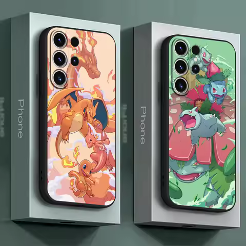 Case For Samsung Galaxy S24 S23 Ultra S22 Plus S20 FE S21 S10 5G Lite S10e S9 S8 Luxury Soft Phone Cover Cute Pokemon Gengar Sac