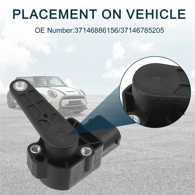 

Air Suspension Ride Height Level Sensor For Mini Cooper R56 R55 R57 37146886156 37146772847 37146778842 37146785209-X67A