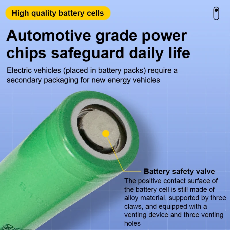 New 5000mAh Li ion battery cells 18650 lithium-ion battery flashlight rechargeable battery for power tool use