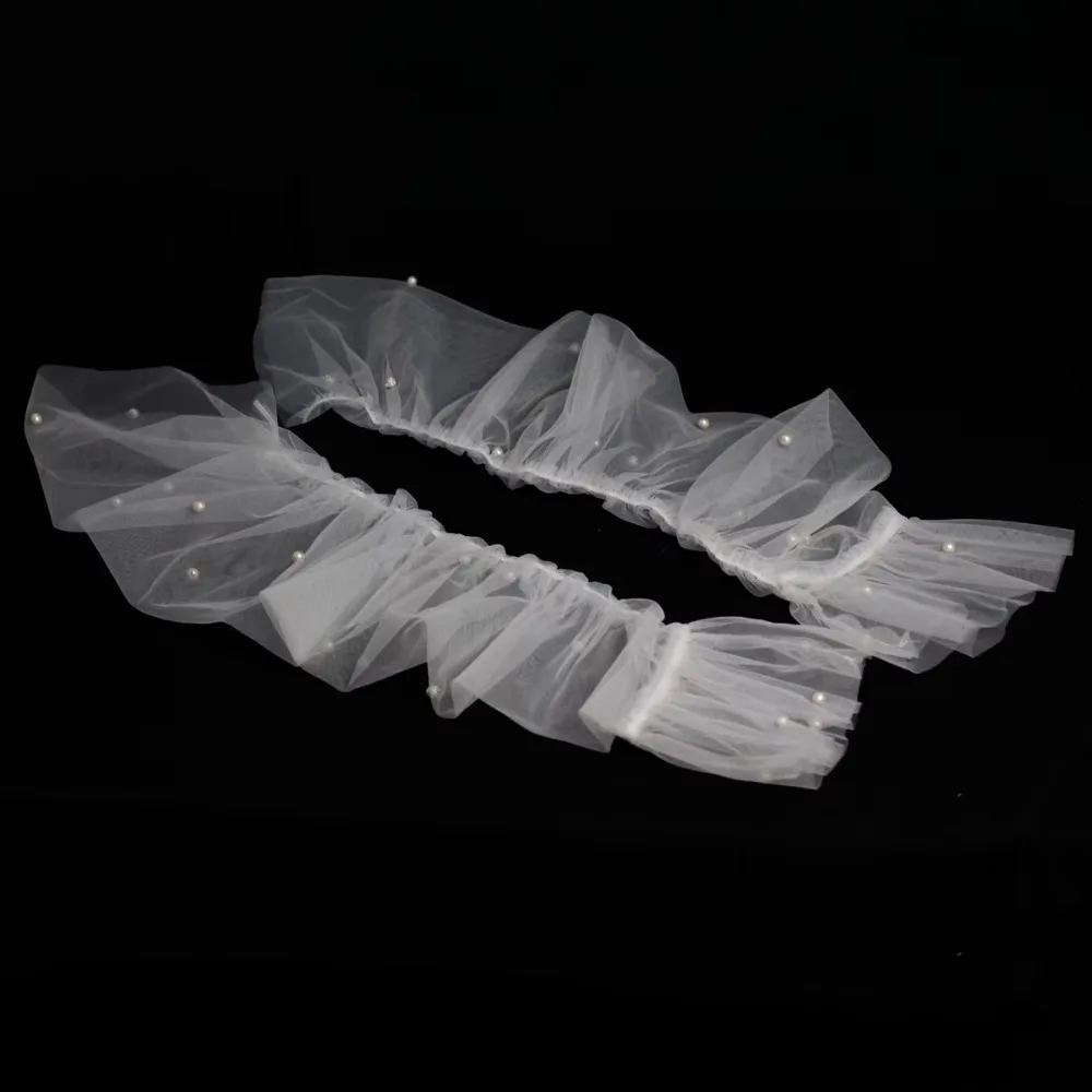 

Fashion Lace Bridal Long White Gloves White Versatile Fake Sleeves Cuffs Costume Accessory Brides Arm Cuffs Wedding,Pageant,Prom