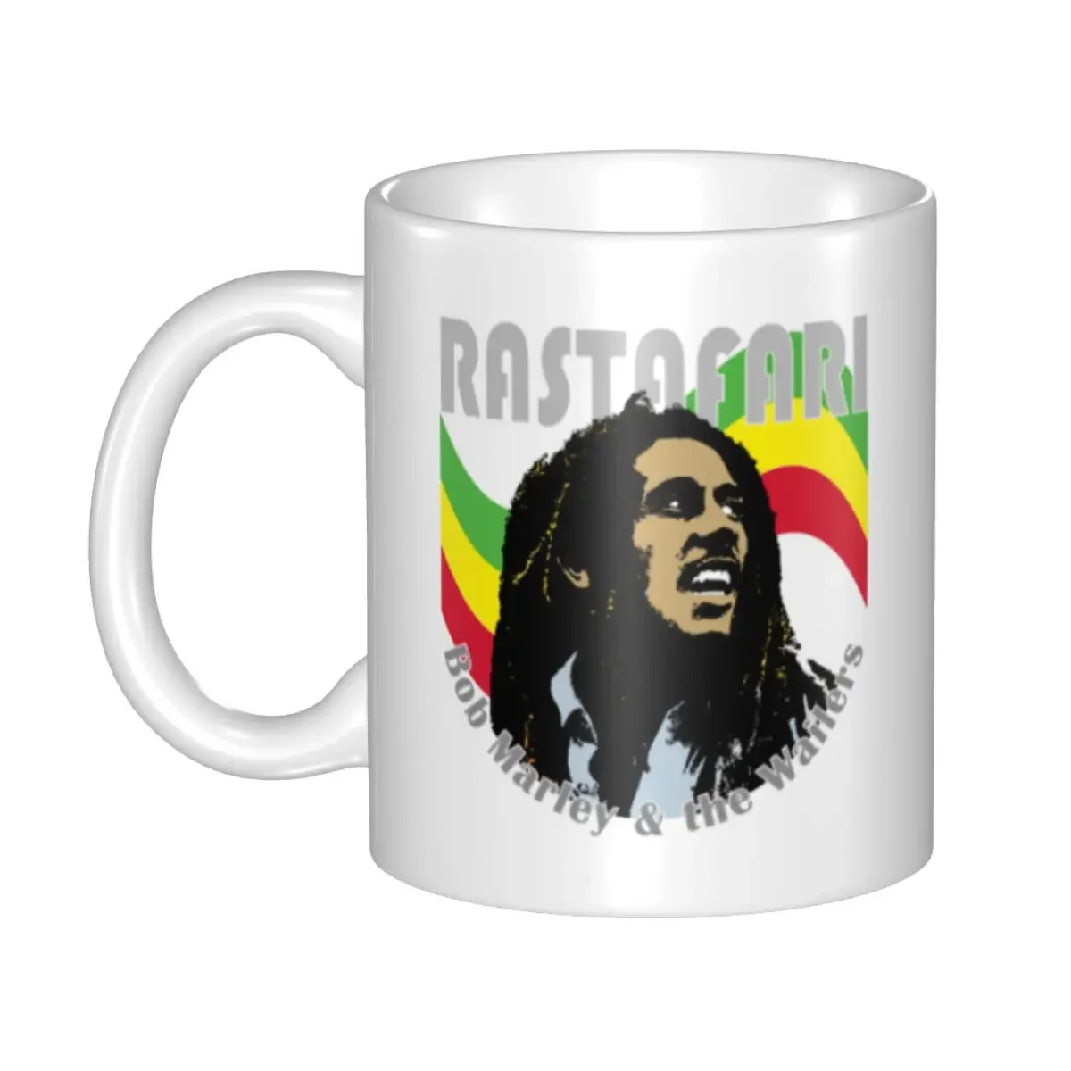 DIY Jamaica Reggae Music Bob Marley Ceramic Mugs Personalized Coffee Cups Creative Gift