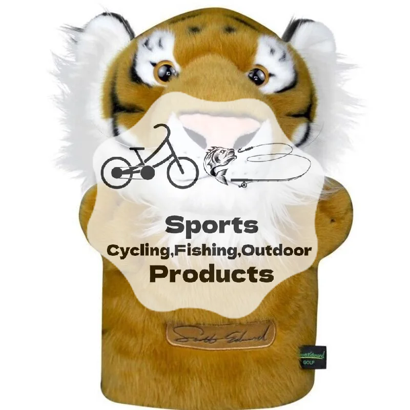 Cute Plush Animal Golf Club Head Covers For 1/3/5 Driver Protect Golf Clubs From Scratches Fashionable And Beautiful