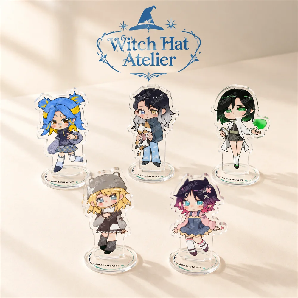 Witch Hat Atelier 10cm Acrylic Stand Figures Keychain Anime Desktop Tabletop Ornament Otaku Fans Collectible Gift