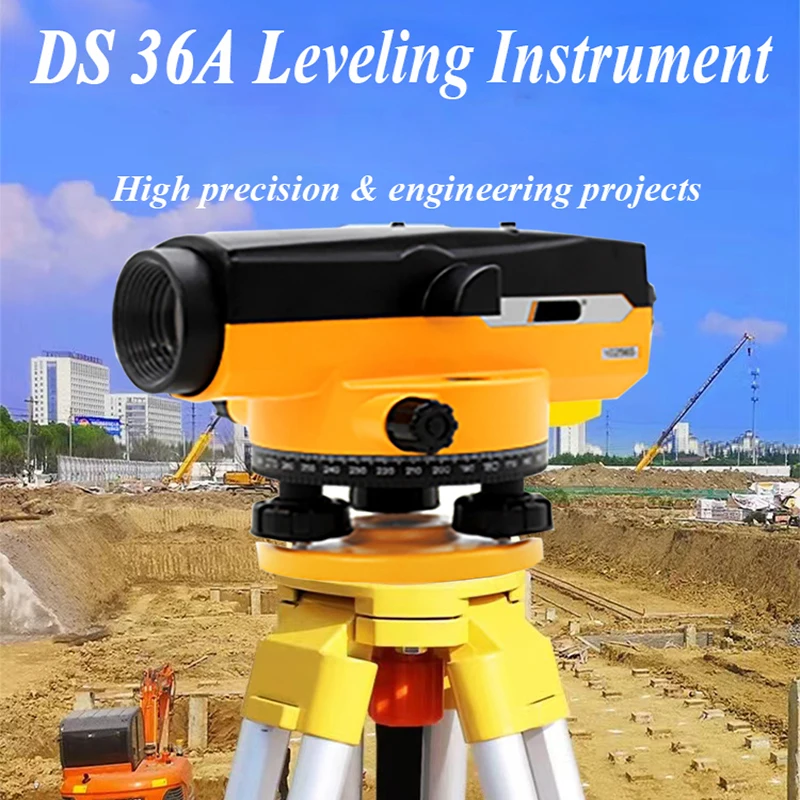 Professional High Precision Optical Automatic Leveling Instrument 36 Times Larger Objective Lens Engineering Measure Instrument