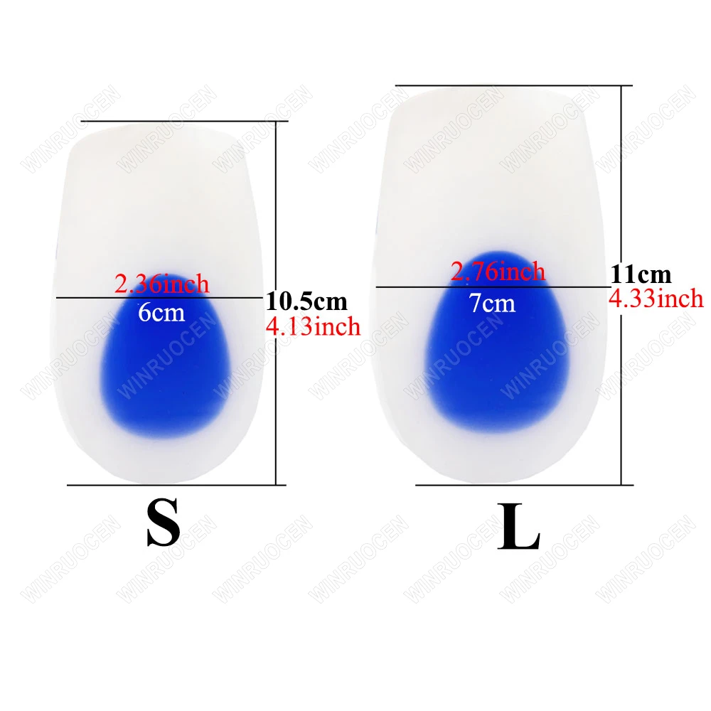 نعال جيل سيليكون الرجال النساء وسادة النعال النعال تخفيف آلام القدم حفز دعم وسادة الحذاء منصات عالية الكعب إدراج