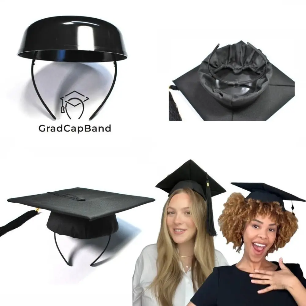 Secure Your Grad Cap Graduation Cap Holder Hairstyle Long Lasting Makeup Doctoral Hat Fixed Bracket Plastic