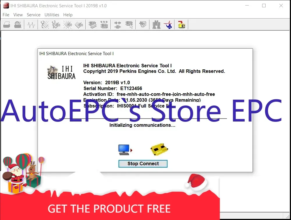 AutoEPC IHI SHIBAURA Electronic Service Tool 2019B+keygen