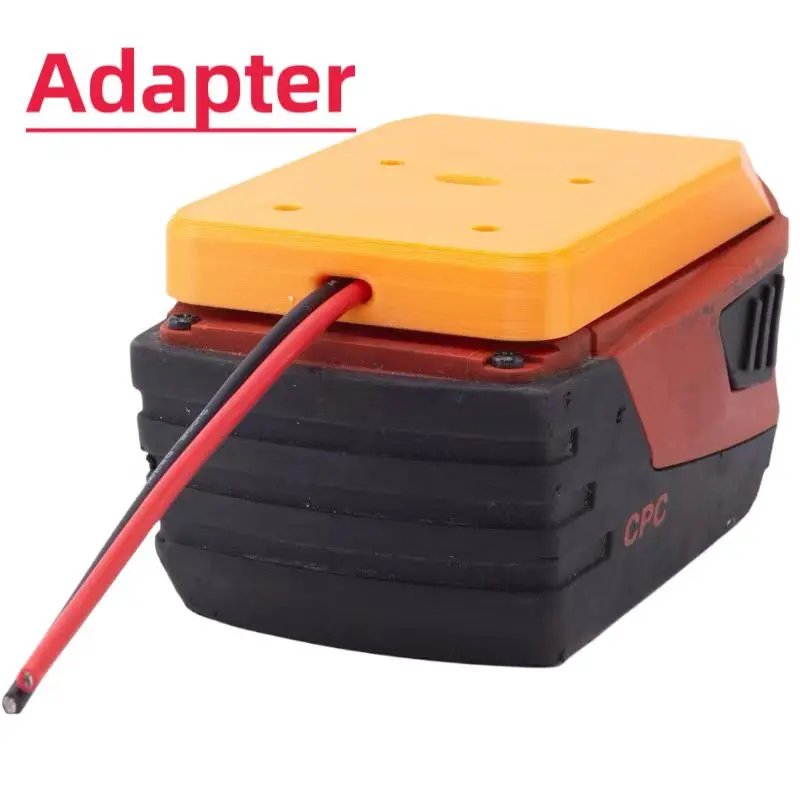 Imagem -02 - Adaptador para Hilti 22v Lithium Battery para Makita 18v Tool Adaptador de Saída do Cabo Hilti Compatível Bateria Faça Você Mesmo 14awg