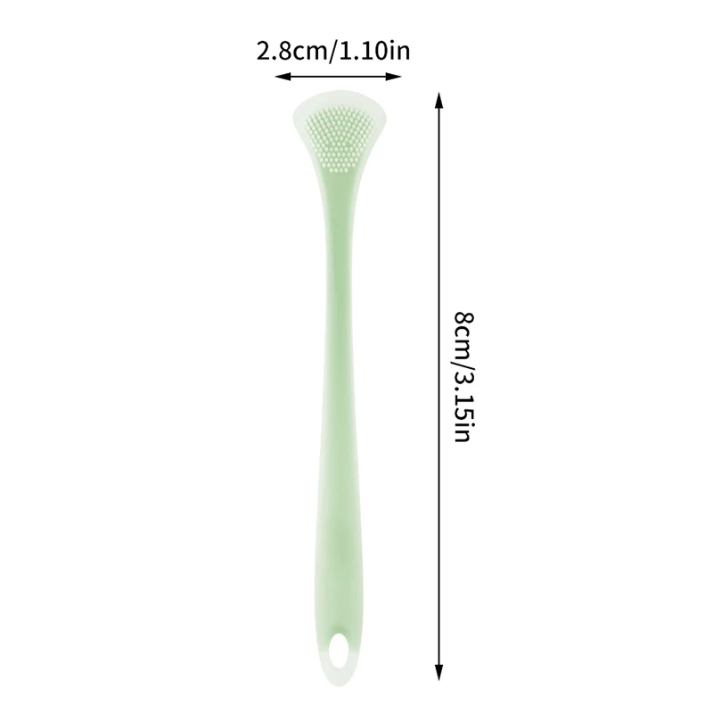 Tongue Scraper Brush Reusable Scraper For The Tongue Washable Tongue Cleaning Tool Fresh Breath Oral Hygiene Care Accessories