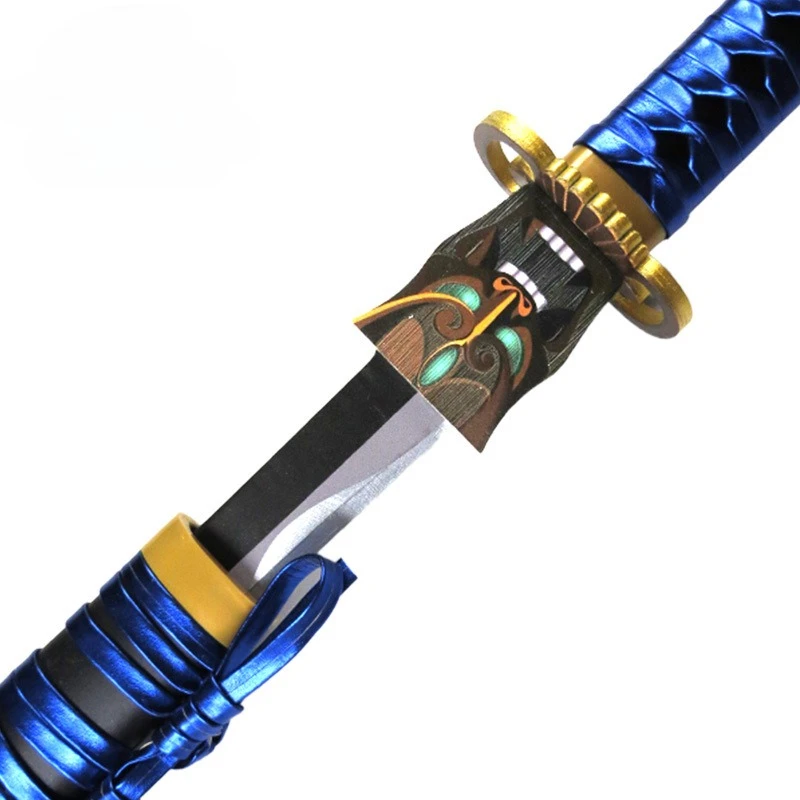 81cm/31.89in Valorant Miecze Samurajskie Akcesoria do Gry Model Broni Rekwizyty Cosplay Bambus Onimaru Kunitsuna Ozdoby Zabawki Plenerowe