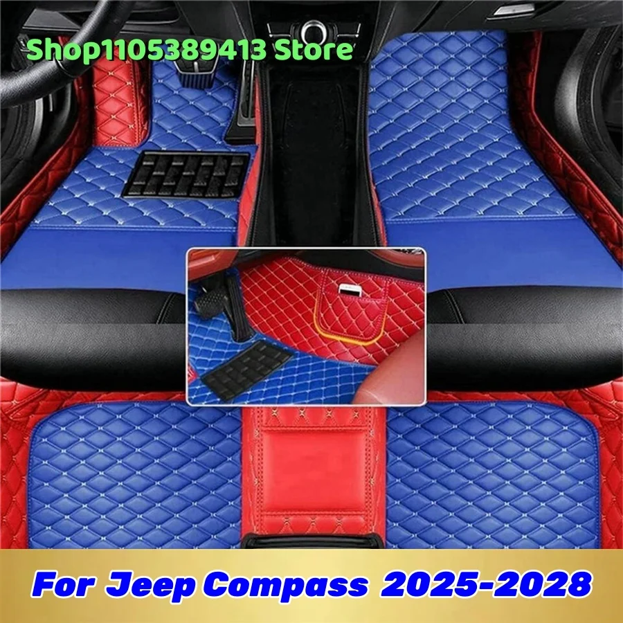 

Автомобильные коврики из кожи на заказ для Jeep Compass 2025-2028: аксессуары для салона автомобиля