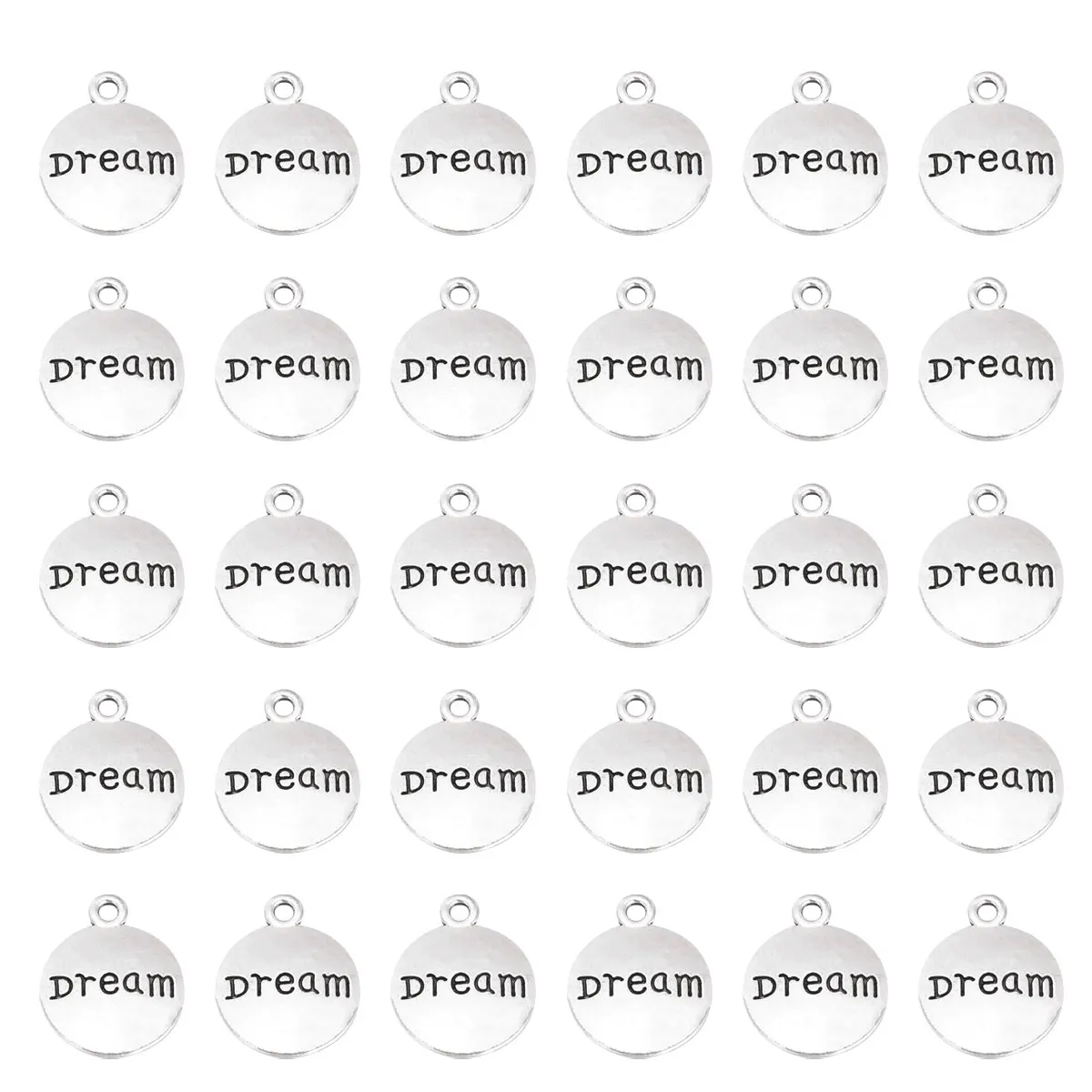 

100 Pcs DIY Pendant Metal Charms Fashion Jewelry Making Pendants Alloy Accessories