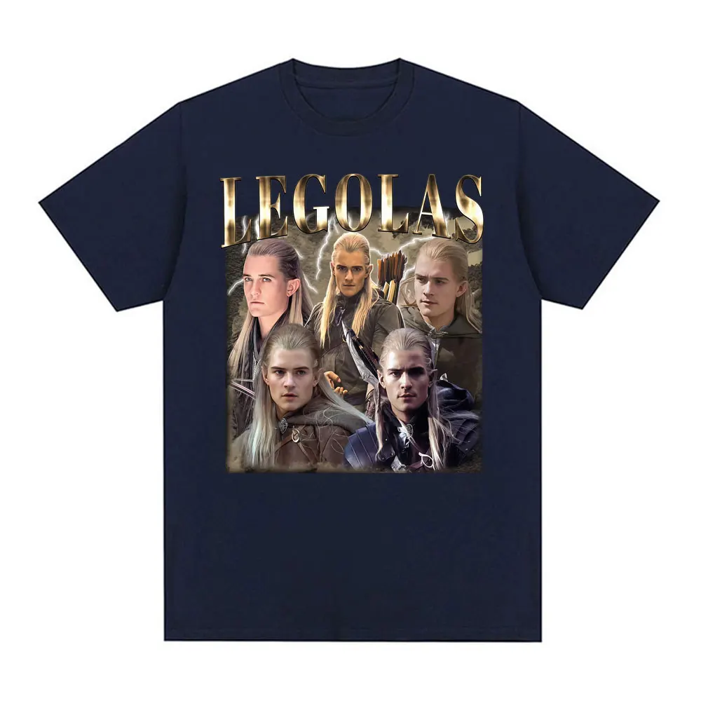 Limited Vintage Legolas Movie Inspired T-shirts Men Women Casual High Quality Cotton T-shirt Fashion Classic Oversized T Shirts
