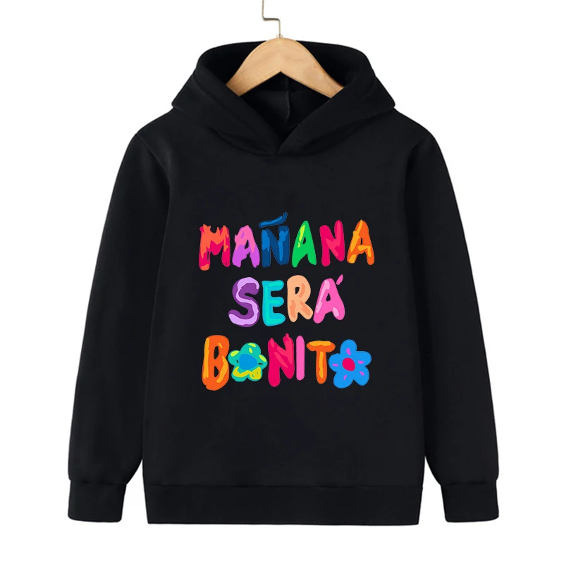 Cute Manana Sera Bonito Karol G Bichot Kid Hoodies Children Sweatshirts Kids Clothes Hoodie Boys Girls Baby Tops Sweatshirt