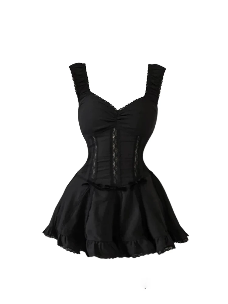 

HEZA Lace Trim ter Dr Женская летняя облегающая юбка в Корейском стиле трапециевидной формы Dr Casual No Sve Square Ne