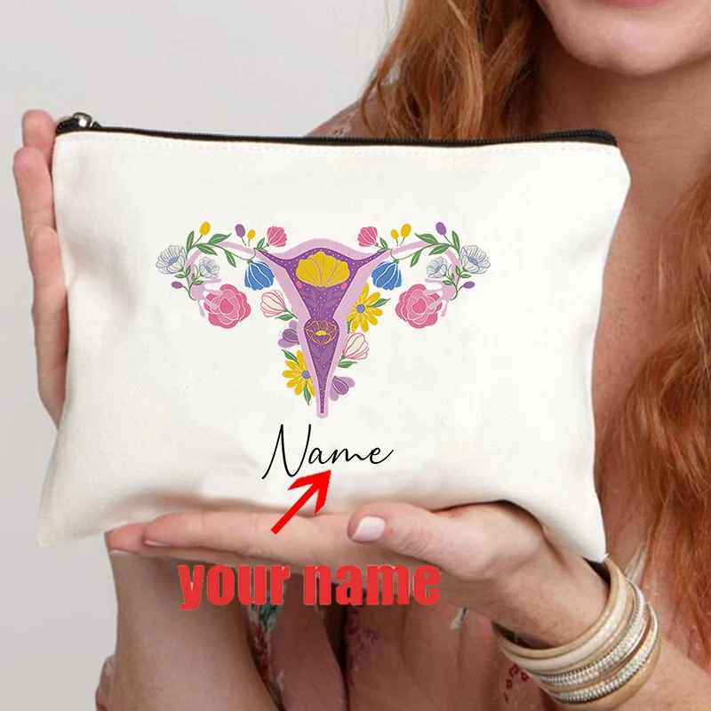 Personalized OBGYN Gift Gynecology & Obstetrics Makeup Bag Midwife Gifts Custom OBGYN Appreciation Gifts Gynecologist Wallet