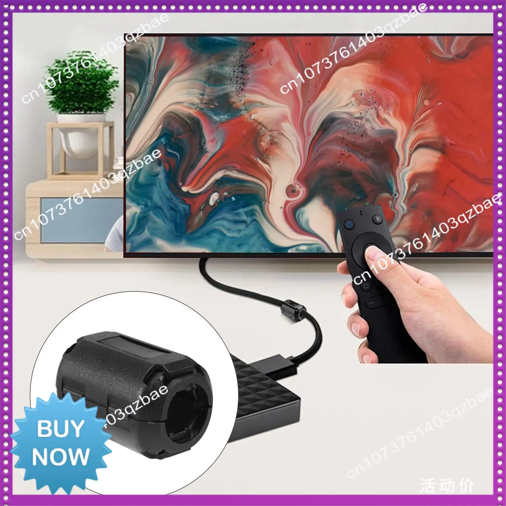 

Hot Ltem, 20 шт., зажим с ферритовым кольцевым сердечником, RFI, EMI, зажим для кабеля шумоподавления для кабеля диаметром 3 мм/5 мм/7 мм/9 мм/13 мм, Bl