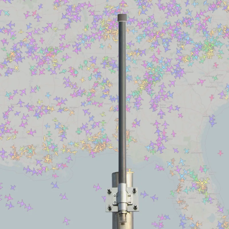 Antenne Omni 1090MHz,978MHz, surveillance indépendante automatique, contrôle du trafic aérien au sol A3 ADS-B 5.5dbi